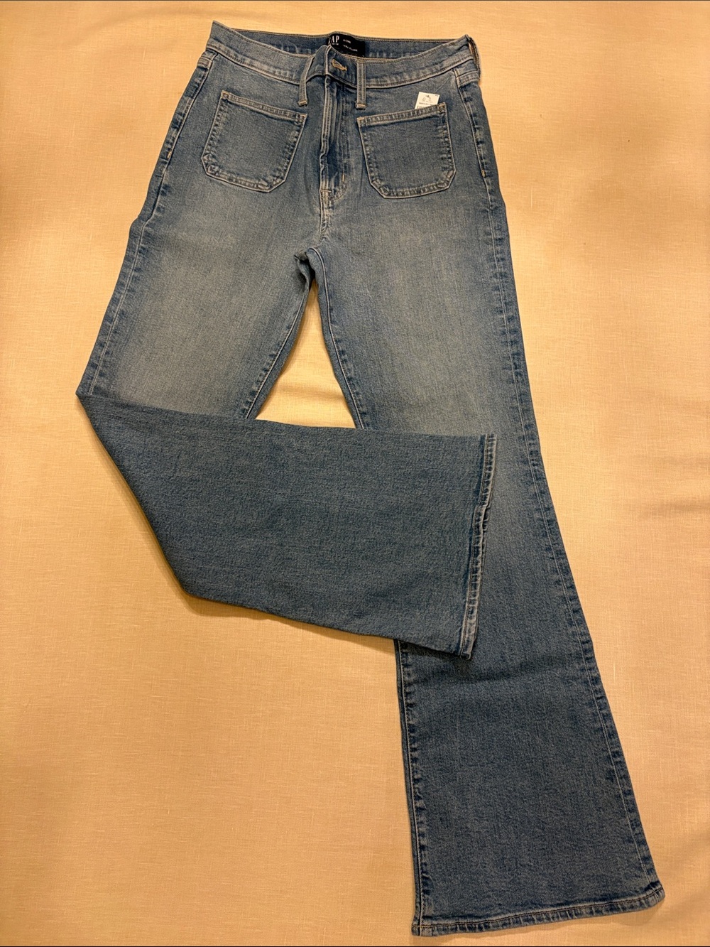 GAP Women's Flare Jeans in Medium Blue